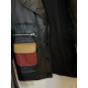 Maison Margiela 70s Wide Lapel Black Leather Jacket