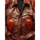 Maison Margiela Artisanal Red Panel Leather Jacket