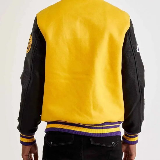 Mash Up Los Angeles Lakers Varsity Jacket