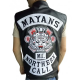 Mayans Southern Cali MC Leather Embroidered Biker Vest