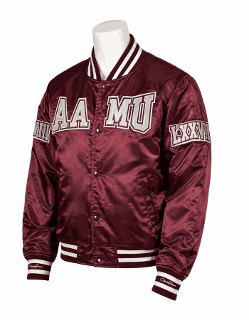 Men's Alabama A&M University Style Satin Jacket