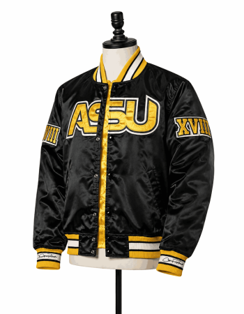 Men's Alabama State University Style Satin Jacket