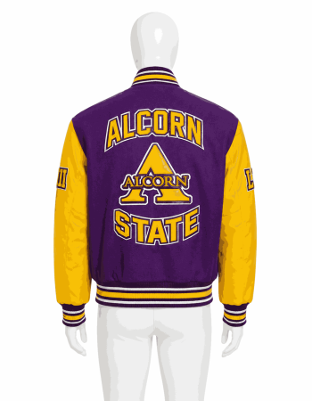 Men's Alcorn State University Style Varsity Jacket