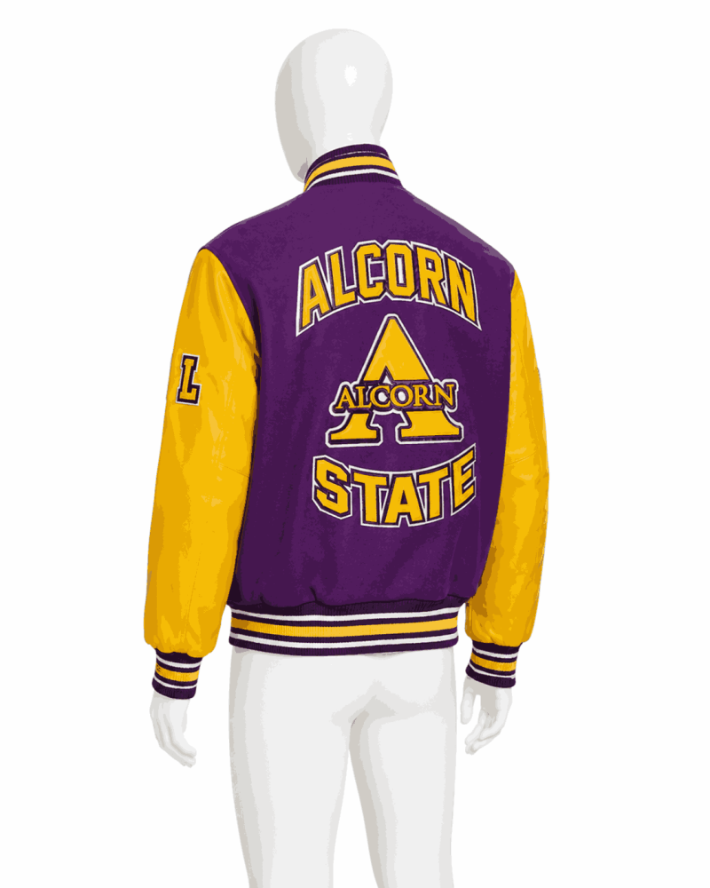 Men's Alcorn State University Style Varsity Jacket