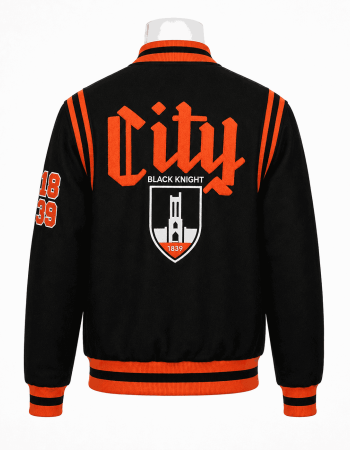 Men's Baltimore City College Black Style Varsity Wool Jacket