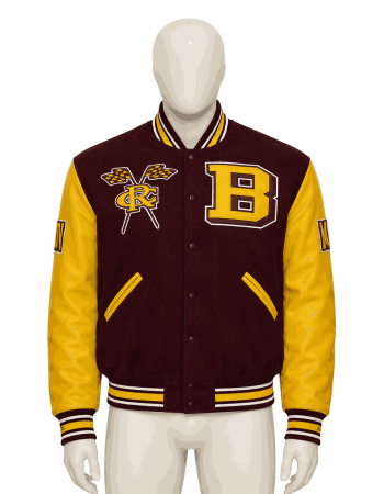 Men's Bethune Cookman University Style Varsity Jacket