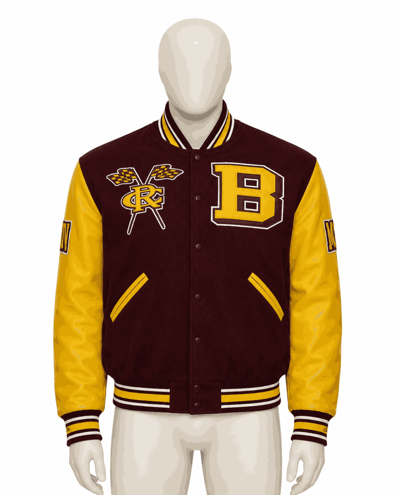 Men's Bethune Cookman University Style Varsity Jacket
