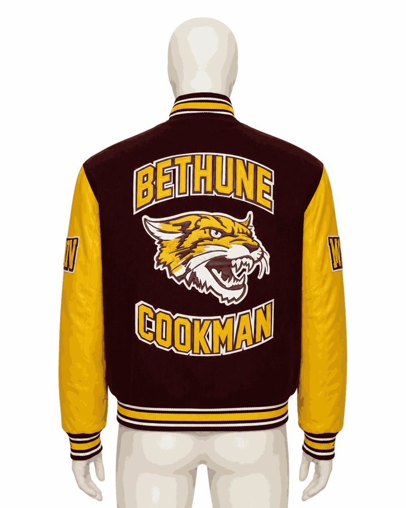 Men's Bethune Cookman University Style Varsity Jacket