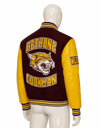 Men's Bethune Cookman University Style Varsity Jacket
