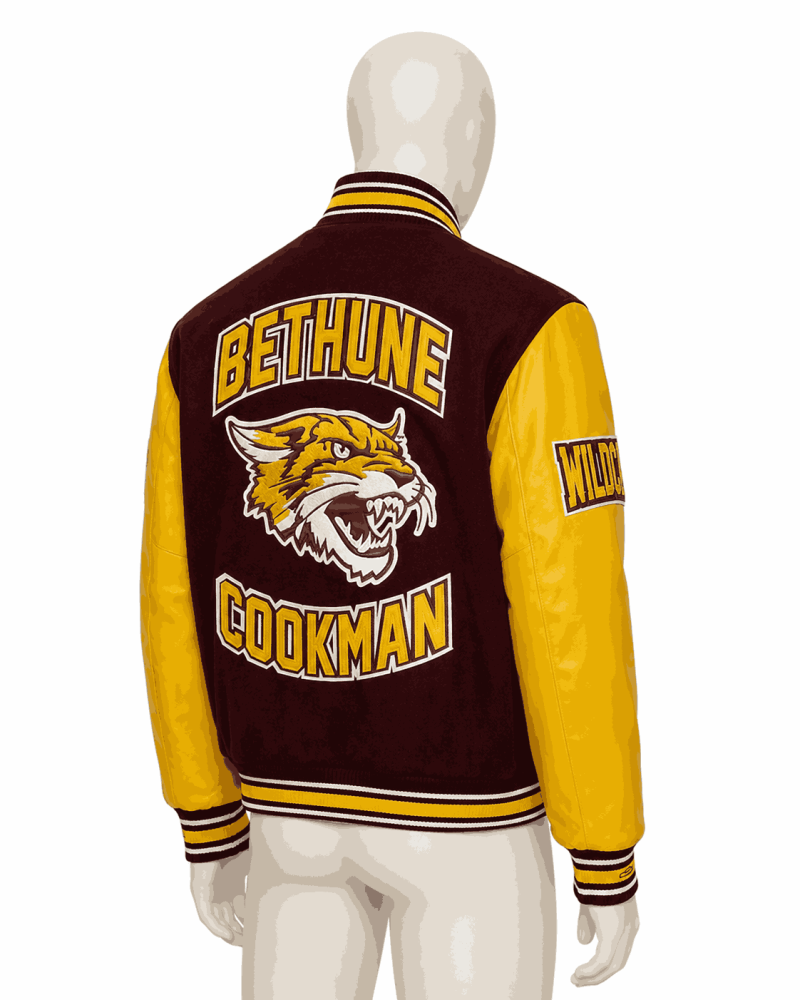 Men's Bethune Cookman University Style Varsity Jacket