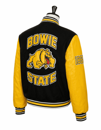 Men's Bowie State University Style Varsity Jacket