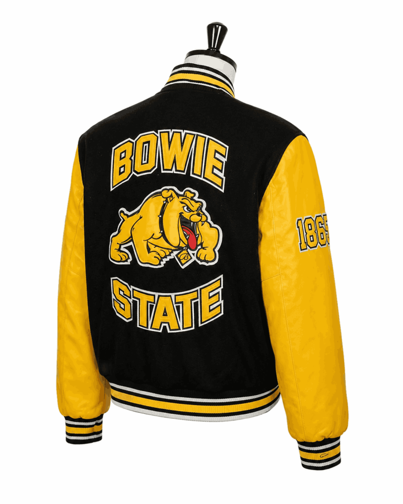 Men's Bowie State University Style Varsity Jacket