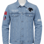 Men's Clark Atlanta University Style Denim Jacket