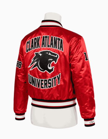 Men's Clark Atlanta University Style Satin Jacket