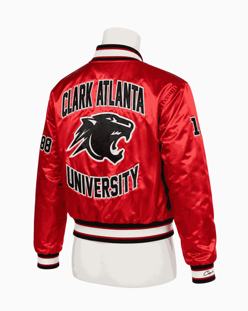 Men's Clark Atlanta University Style Satin Jacket