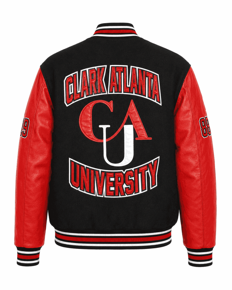 Men's Clark Atlanta University Style Varsity Jacket