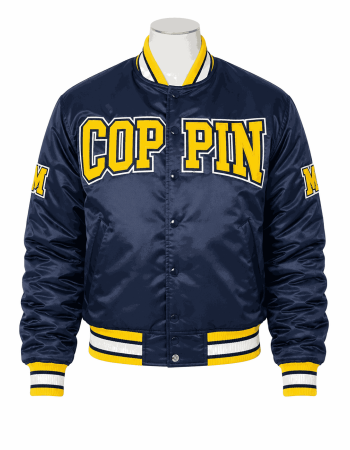 Men's Coppin State University Style Satin Jacket