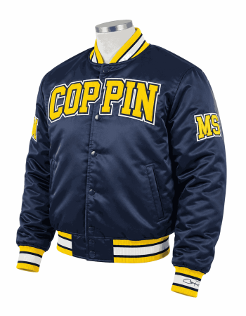 Men's Coppin State University Style Satin Jacket