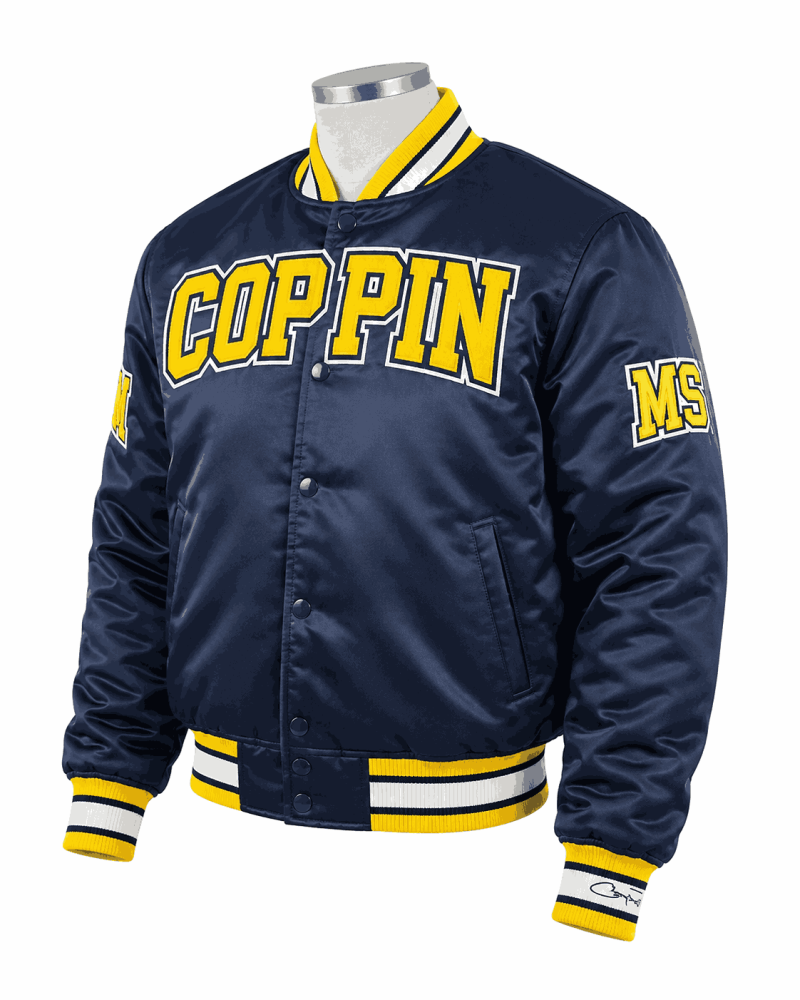 Men's Coppin State University Style Satin Jacket