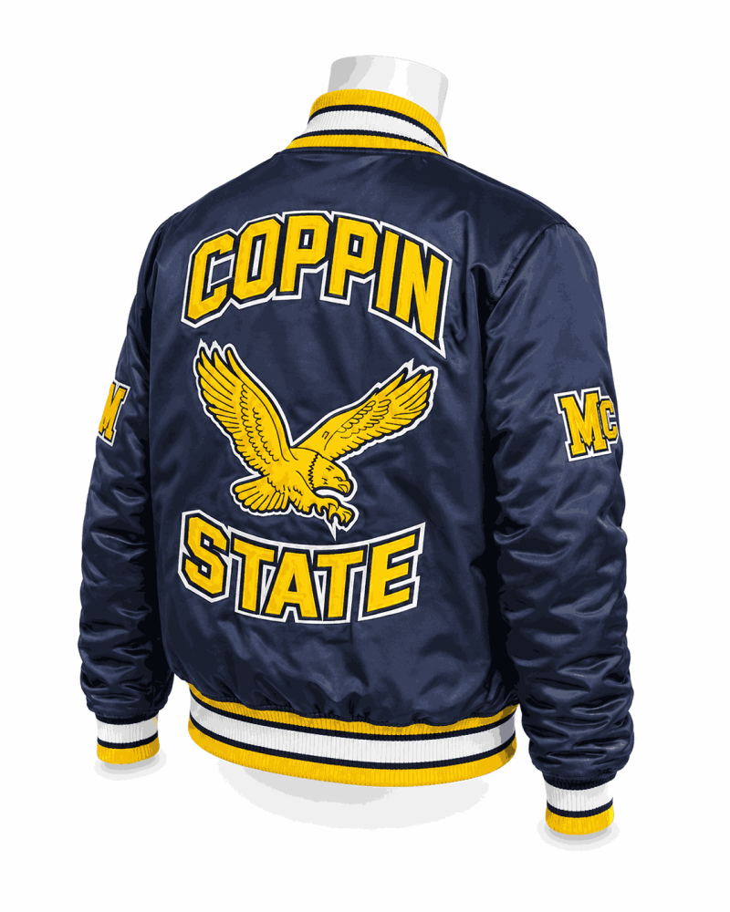 Men's Coppin State University Style Satin Jacket