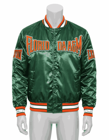 Men's Florida A&M University Style Satin Jacket