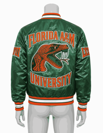Men's Florida A&M University Style Satin Jacket