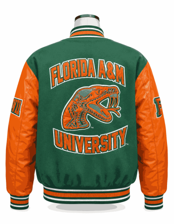 Men's Florida A&M University Style Varsity Jacket