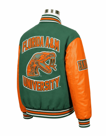 Men's Florida A&M University Style Varsity Jacket