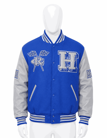 Men's Hampton University Style Varsity Jacket