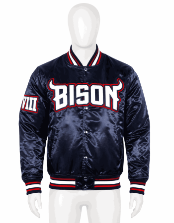 Men's Howard University Style Satin Jacket