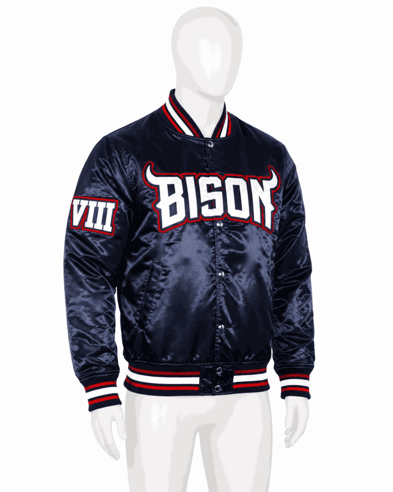 Men's Howard University Style Satin Jacket