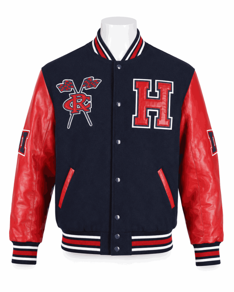 Men's Howard University Style Varsity Jacket