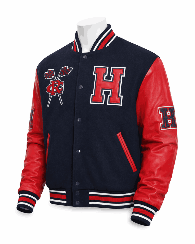 Men's Howard University Style Varsity Jacket