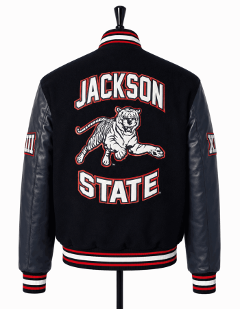 Men's Jackson State University Style Varsity Jacket