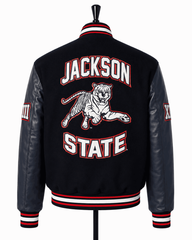Men's Jackson State University Style Varsity Jacket