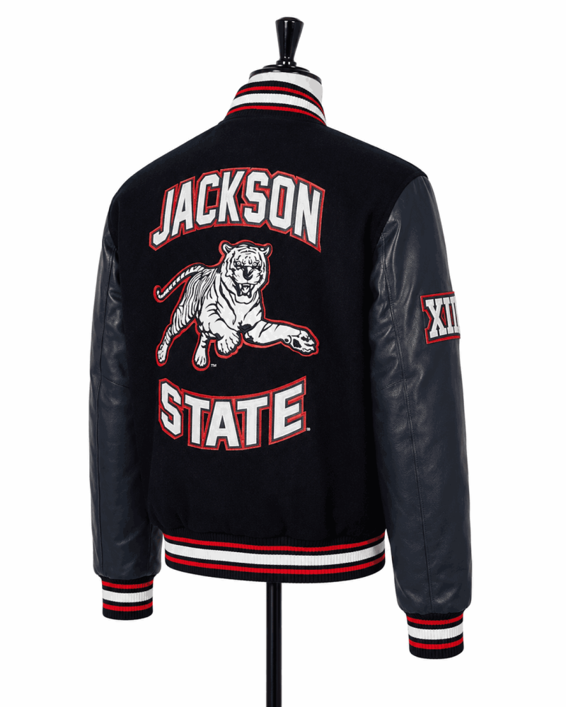 Men's Jackson State University Style Varsity Jacket