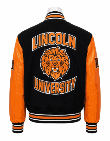 Men's Lincoln University Style Varsity Jacket