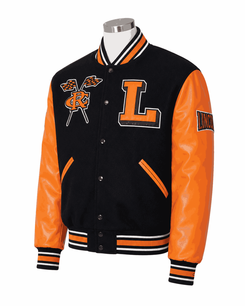 Men's Lincoln University Style Varsity Jacket
