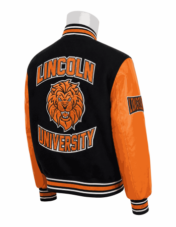 Men's Lincoln University Style Varsity Jacket