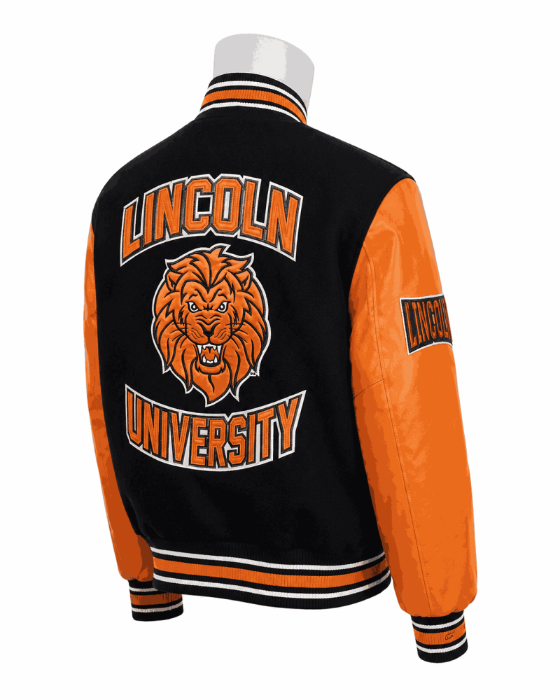 Men's Lincoln University Style Varsity Jacket