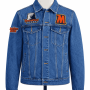 Men's Morgan State University Style Denim Jacket