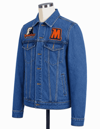 Men's Morgan State University Style Denim Jacket