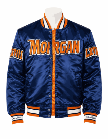 Men's Morgan State University Style Satin Jacket