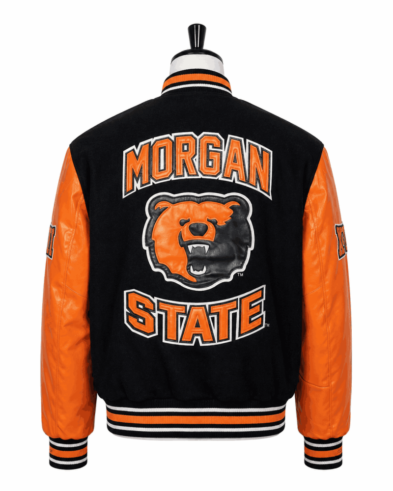 Men's Morgan State University Style Varsity Jacket