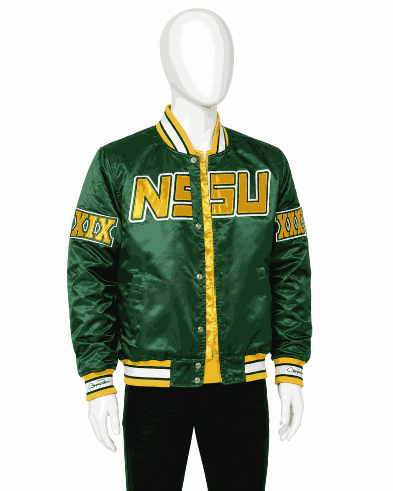 Men's Norfolk State University Style Satin Jacket