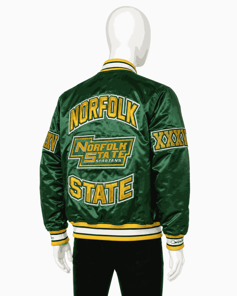 Men's Norfolk State University Style Satin Jacket