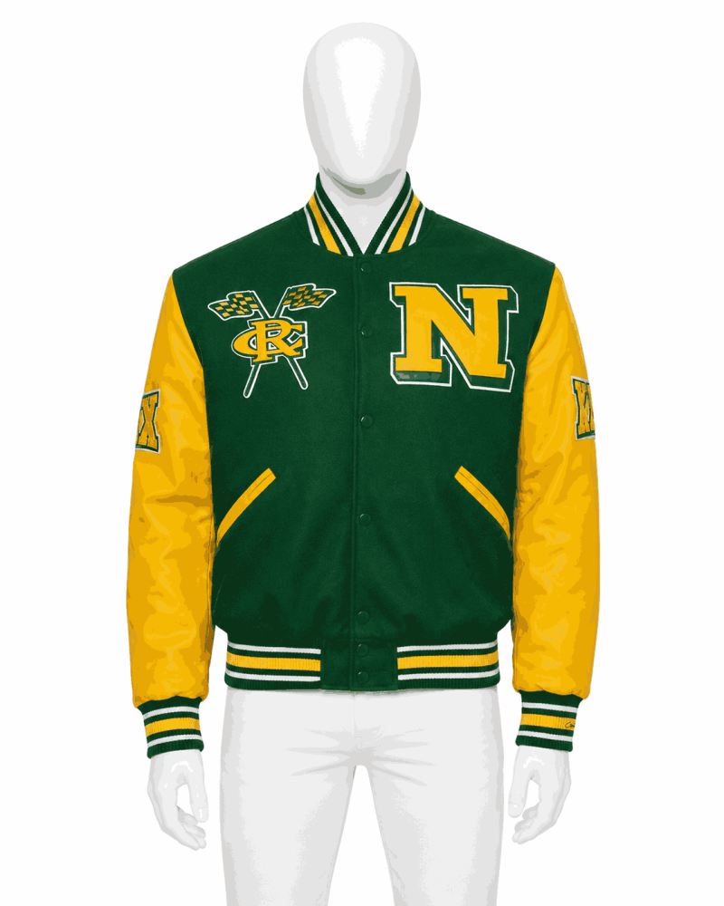 Men's Norfolk State University Style Varsity Jacket