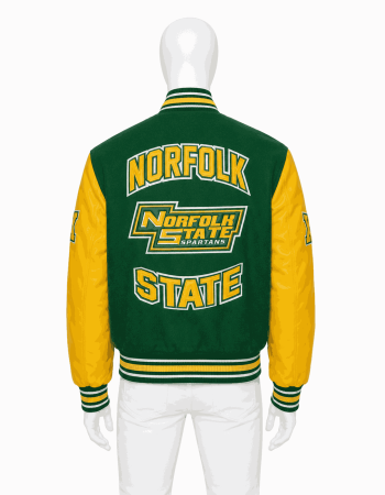 Men's Norfolk State University Style Varsity Jacket