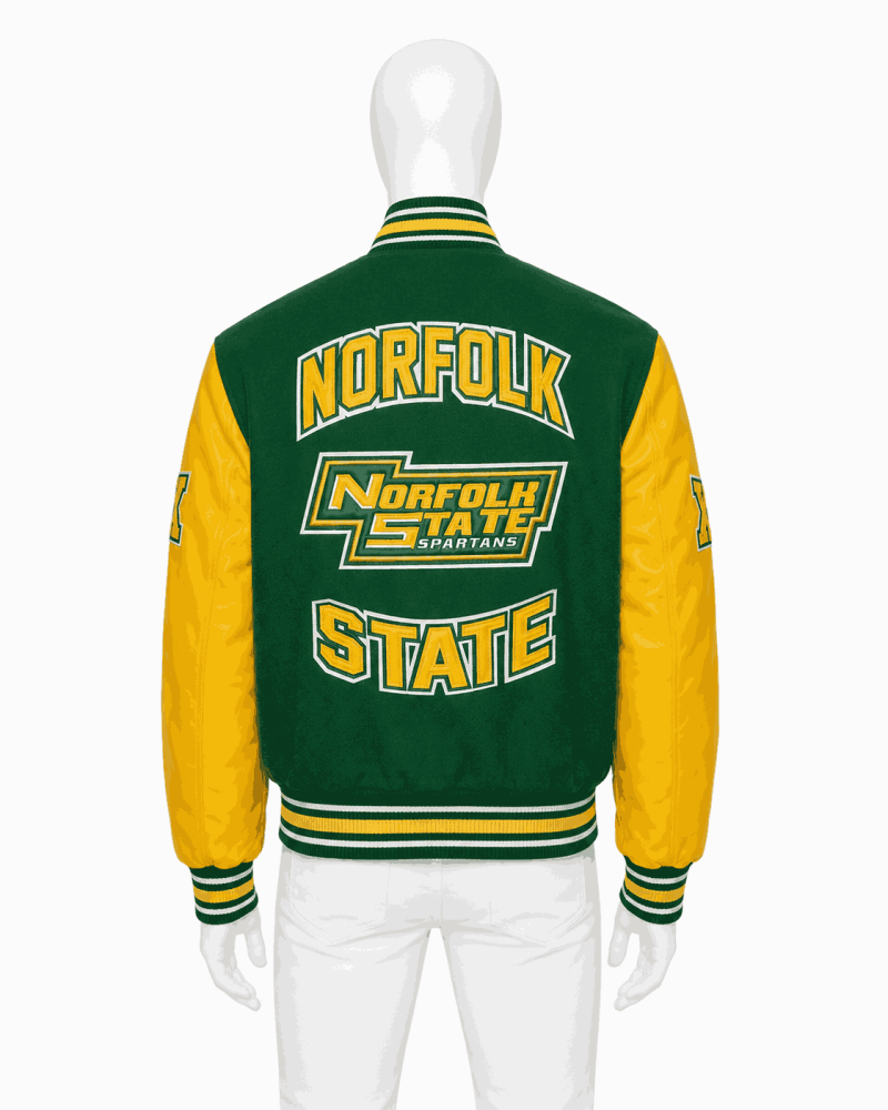 Men's Norfolk State University Style Varsity Jacket