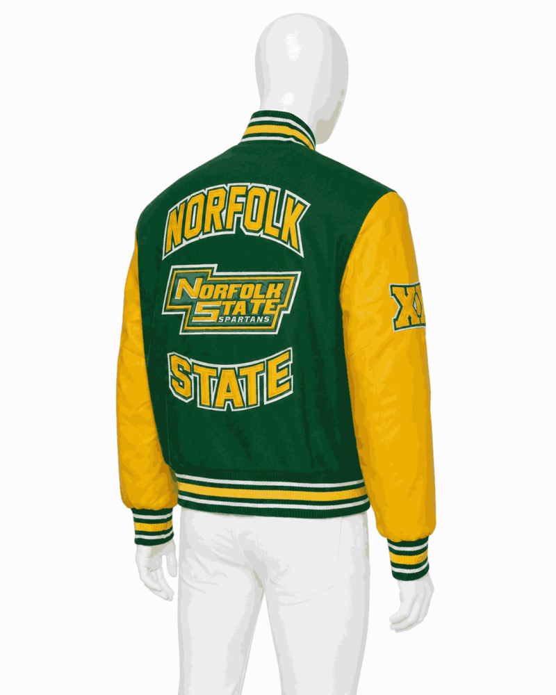Men's Norfolk State University Style Varsity Jacket